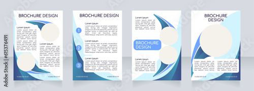 Face and body skin care methods blank brochure layout design. Vertical poster template set with empty copy space for text. Premade corporate reports collection. Editable flyer paper pages