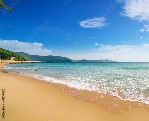 beach with sky