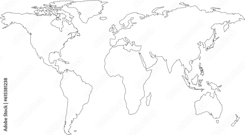 world map