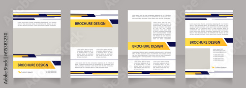 Debit card cash back offers blank brochure layout design. Vertical poster template set with empty copy space for text. Premade corporate reports collection. Editable flyer paper pages