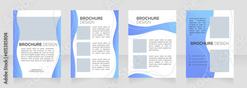 Nursing education program blank brochure design. Template set with copy space for text. Premade corporate reports collection. Editable 4 paper pages. Nunito Bold, ExtraLight, Light fonts used