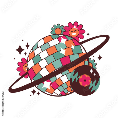 Disco ball planet