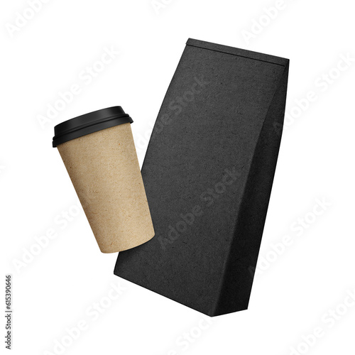 Bakery and coffee isolated transparent
