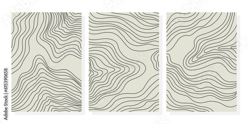 Contemporary abstract art poster design grunge background for wall art, wallpaper, home decoration, cover, printable painting. Vector illustration