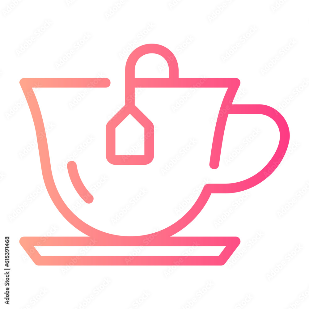 tea gradient icon