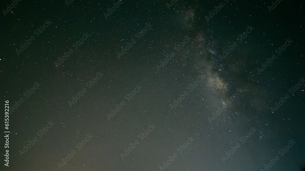 Night sky milky way galaxy, Nature background.