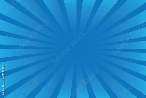blue sunburst abstract background