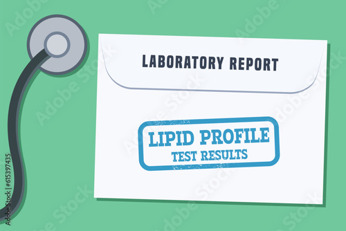 Lipid profile blood test lab results