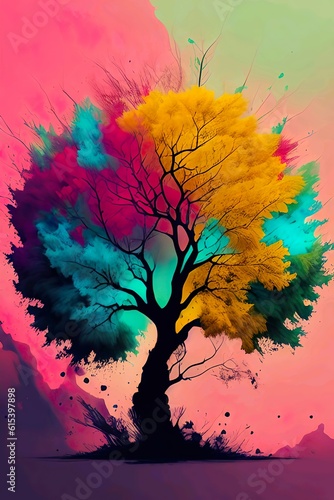 tree in colors