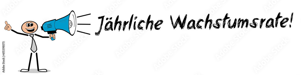 Jährliche Wachstumsrate! Jährliche Wachstumsrate!