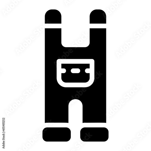 overalls glyph icon