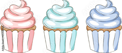 cake cupcake sweets candy ice cream colored