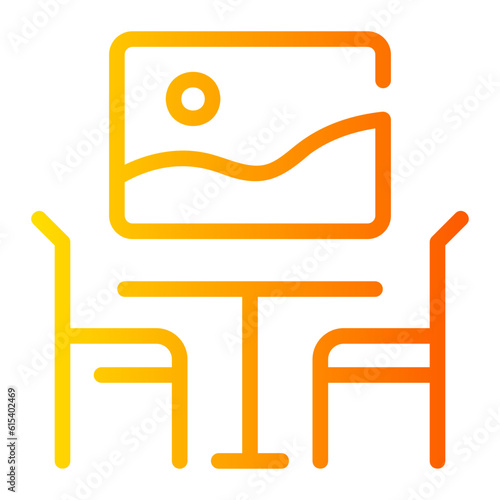 dinning room gradient icon