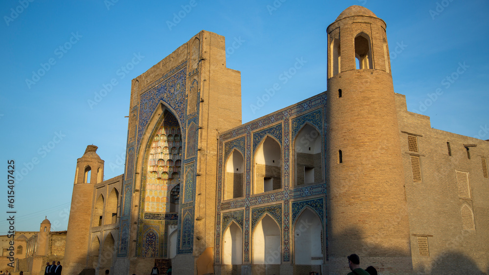 a huge madrasa in uzbekistan