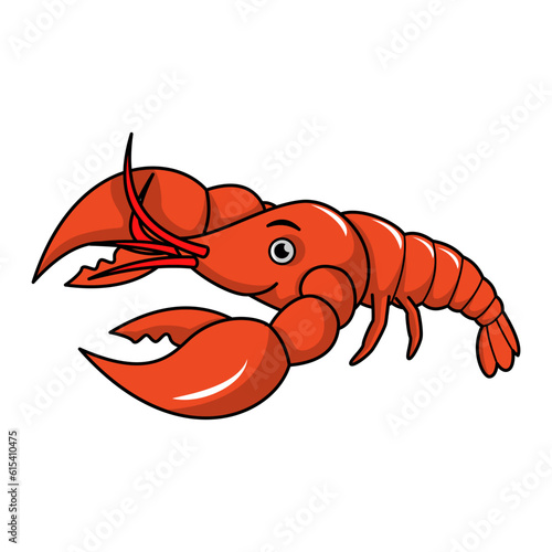 lobster sea animal cartoon