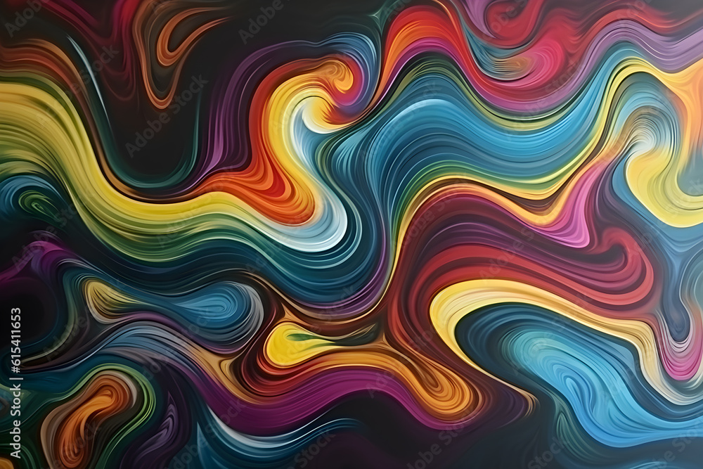 abstract liquid mural colorful ,generative ai abstract liquid mural colorful ,generative ai