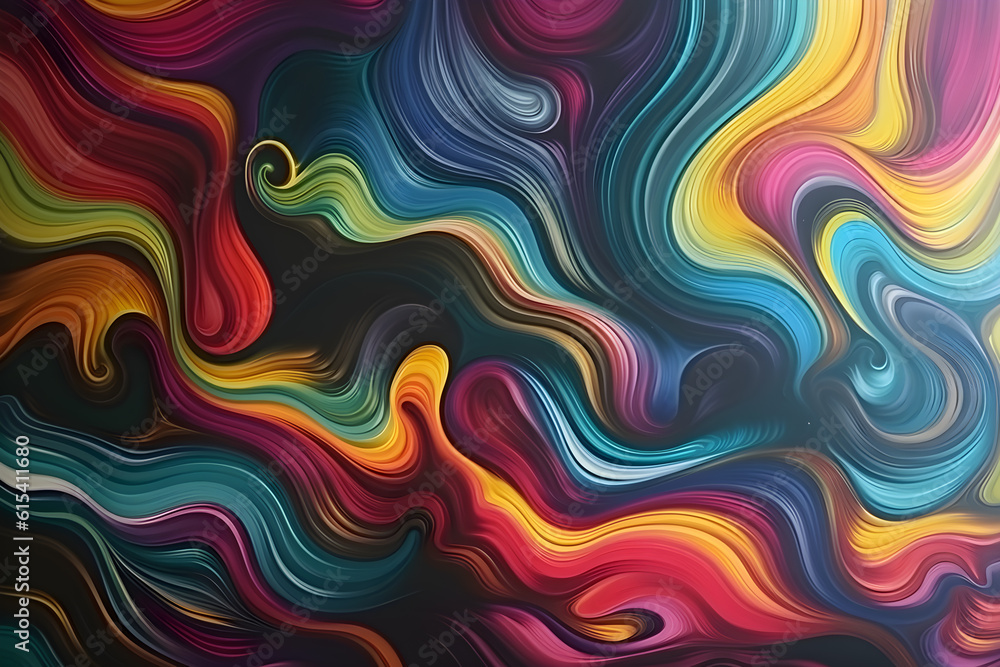 abstract liquid mural colorful ,generative ai abstract liquid mural colorful ,generative ai