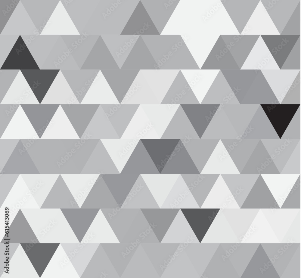 Triangle gray abstract seamless pattern Triangle gray abstract seamless pattern