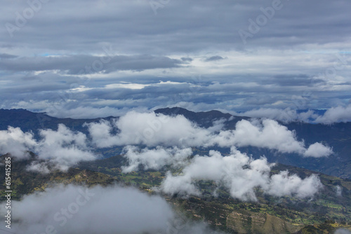 Fototapeta Naklejka Na Ścianę i Meble -  Foggy mountains in Colombia