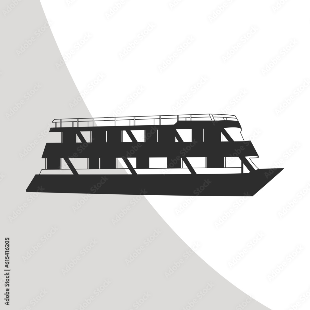 Houseboat SVG, Boat House Svg, Houseboat