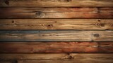 Illustration of a rustic wooden wall made of wooden planks created with Generative AI technology