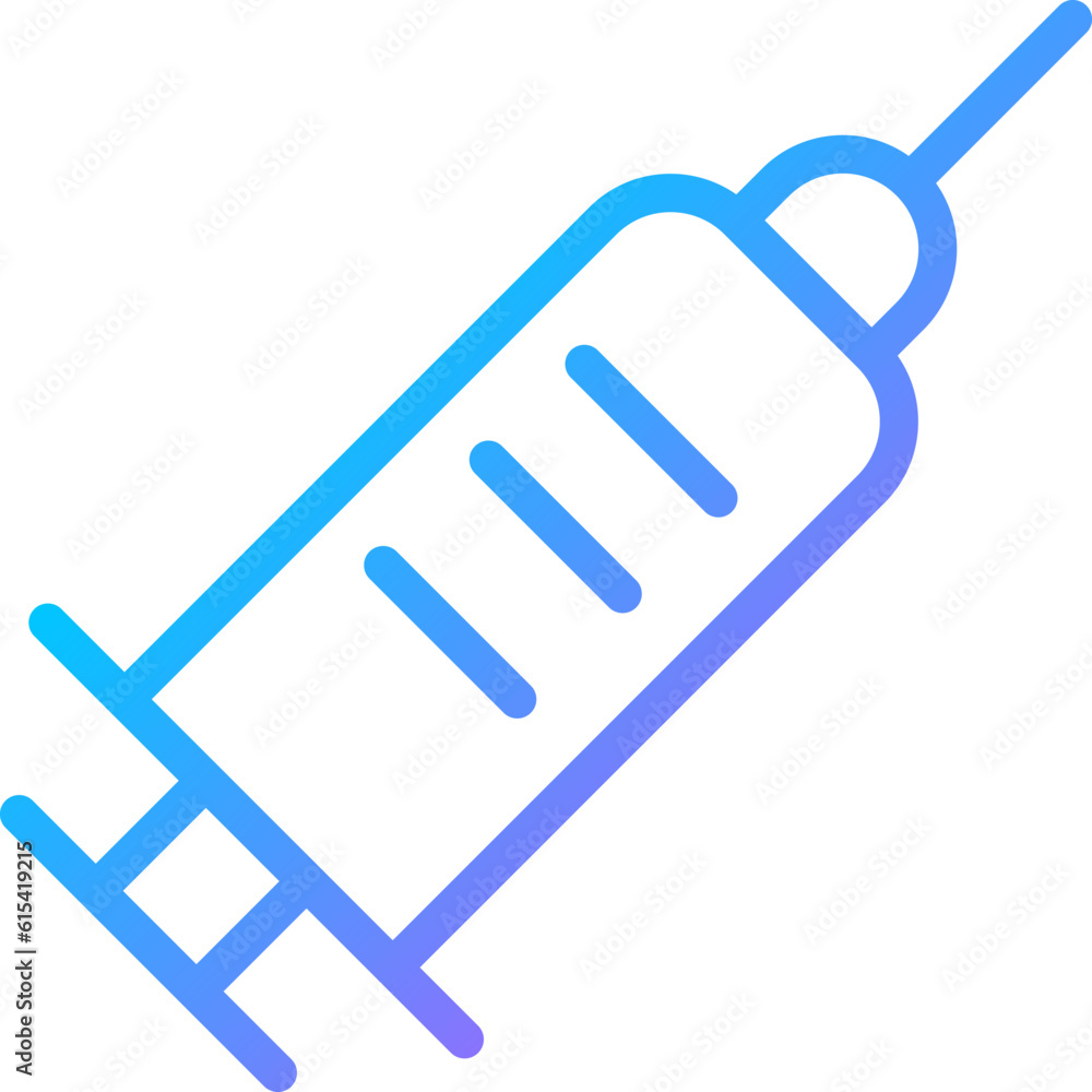 Medical syringe pixel perfect gradient linear vector icon. Vaccine. Medication dosage. Liquid medicine injection. Thin line color symbol. Modern style pictogram. Vector isolated outline drawing Medical syringe pixel perfect gradient linear vector icon. Vaccine. Medication dosage. Liquid medicine injection. Thin line color symbol. Modern style pictogram. Vector isolated outline drawing