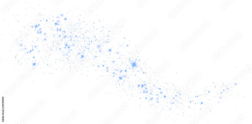 Blue glitter wave abstract illustration. Blue stars dust trail sparkling particles isolated on transparent background. Magic concept. PNG. Blue glitter wave abstract illustration. Blue stars dust trail sparkling particles isolated on transparent background. Magic concept. PNG.