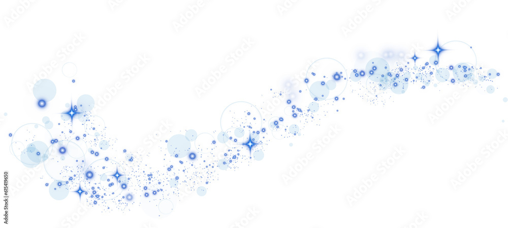 Blue glitter wave abstract illustration. Blue stars dust trail sparkling particles isolated on transparent background. Magic concept. PNG. Blue glitter wave abstract illustration. Blue stars dust trail sparkling particles isolated on transparent background. Magic concept. PNG.
