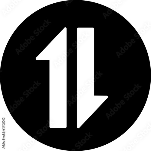 Exchange data icon. Transfer arrow illustration symbol. Sign double pointer. Replaceable vector design. 
