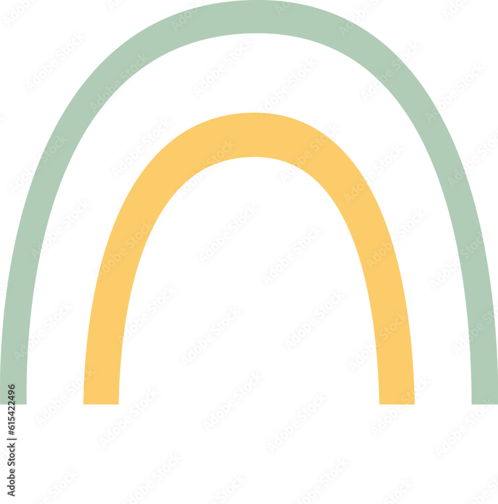 Cartoon Rainbow Icon Cartoon Rainbow Icon