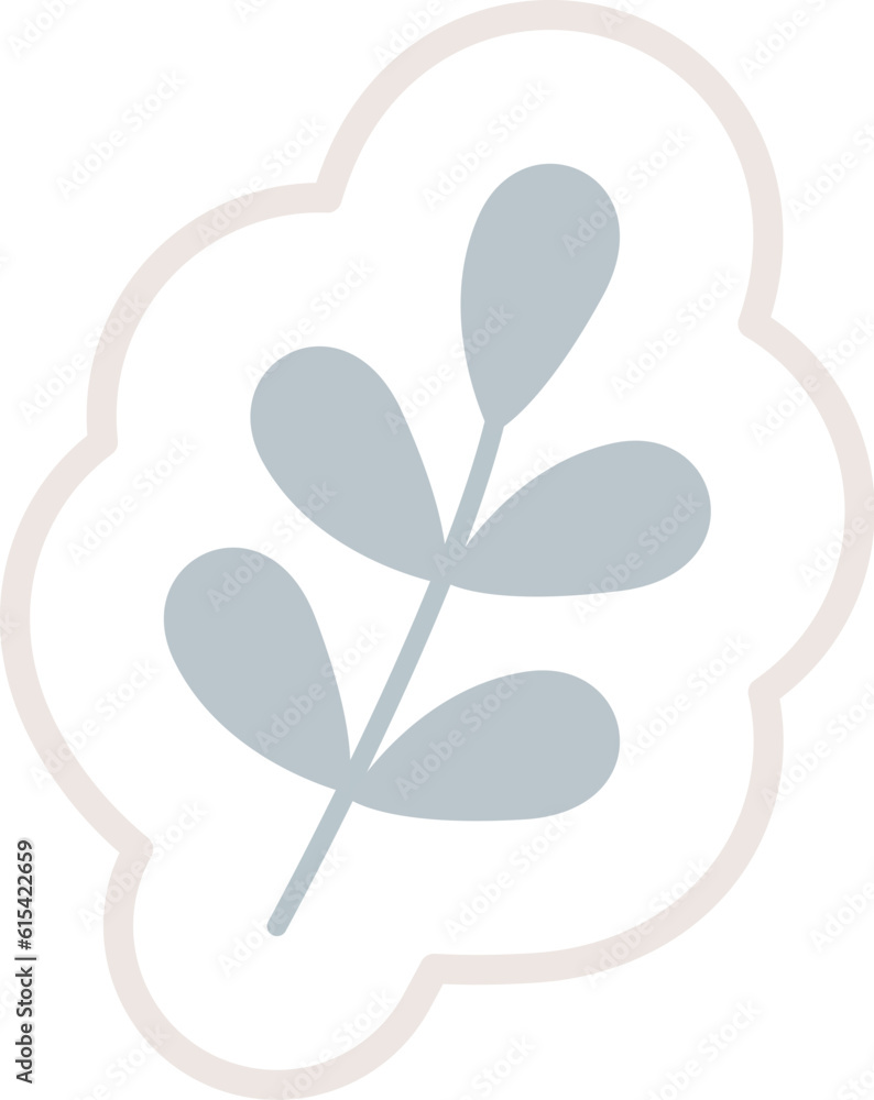 Floral Branch Sticker Floral Branch Sticker