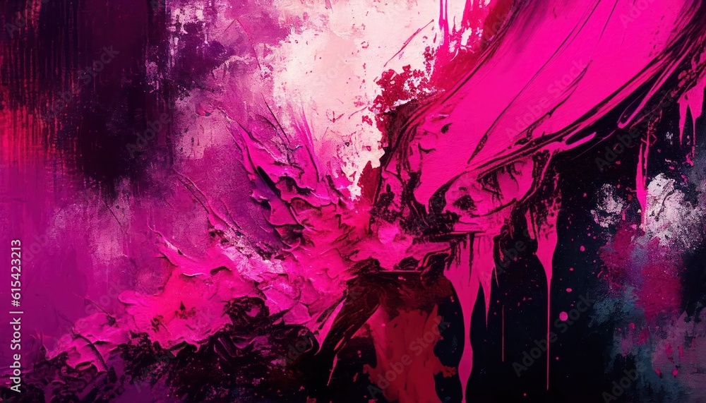 Obraz premium Abstract pink watercolor paint texture, ink art pattern backdrop
