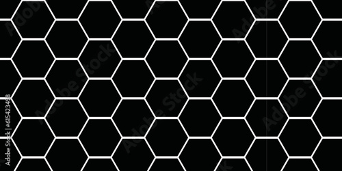 seamless pattern with hexagons. Abstract background with lines. Modern simple style hexagonal graphic concept. Background with hexagons.