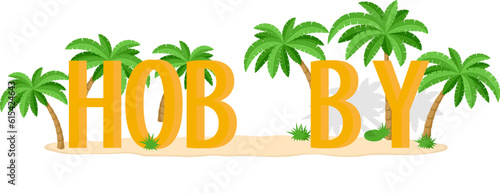 Summer Hobby concept Active summer vacations with paddle board. Hobby Young People.