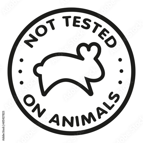 Icon not tested on animals