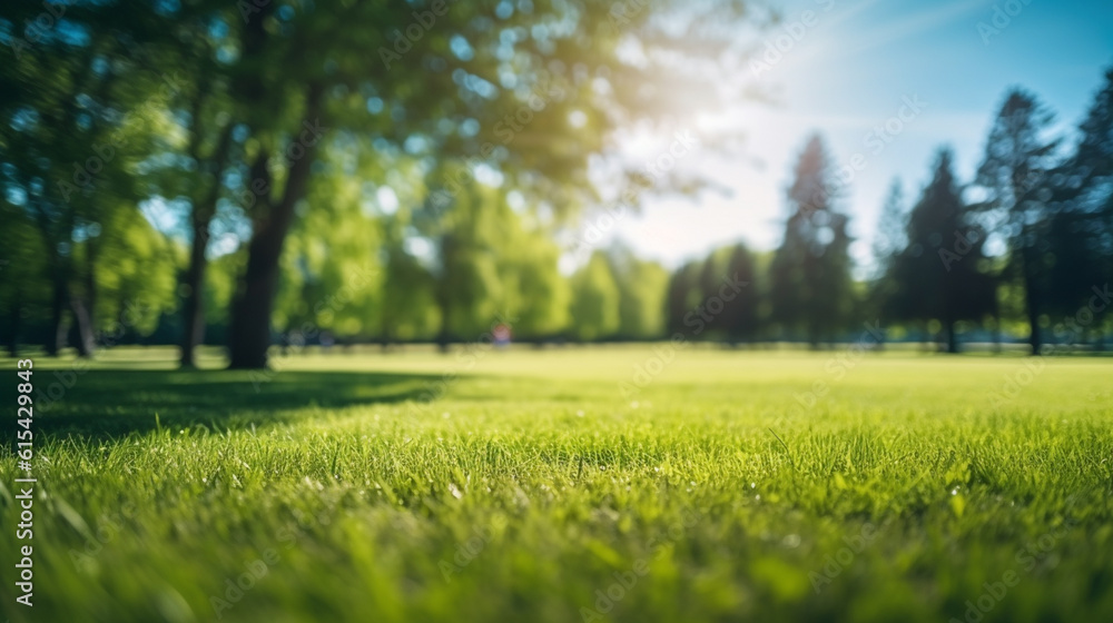 Blur park garden tree in nature background