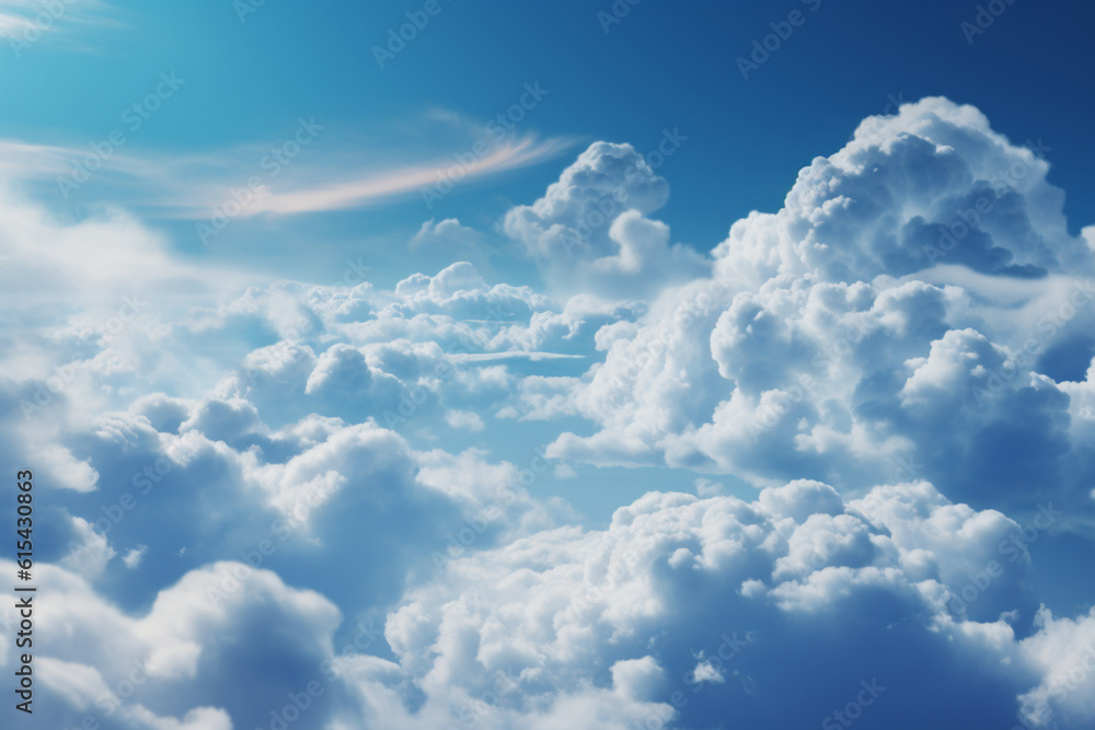 Fototapeta premium upper sky full with clouds