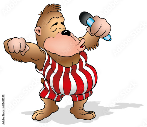 Brown Dreamy Gorilla in Str...