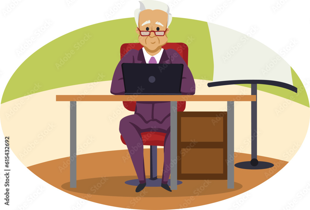 Illustration of office workers. employees. workspace. Illustration of office workers. employees. workspace.