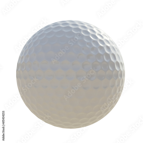 Golf ball isolated on transparent background. PNG. 