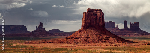 buttes in monument valley  Arizona  Utah  USA