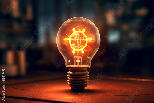 Illuminate your imagination with the brilliance of an incandescent light bulb, symbolizing a creative idea and an innovative concept. Ai generated