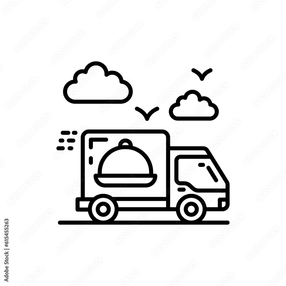 Delivery Truck icon in vector. Illustration Delivery Truck icon in vector. Illustration