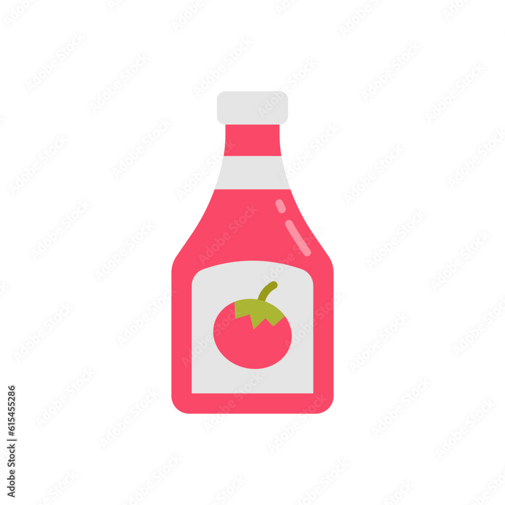 Ketchup icon in vector. Illustration Ketchup icon in vector. Illustration
