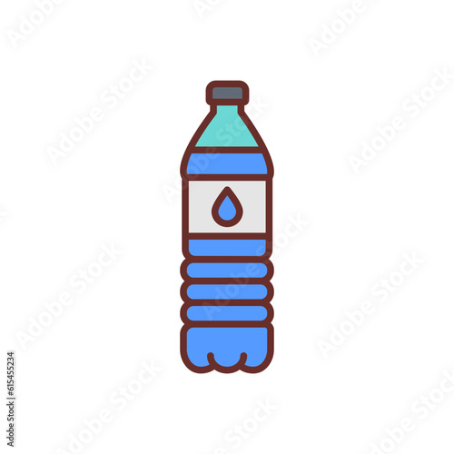 Water Bottle icon in vector. Illustration