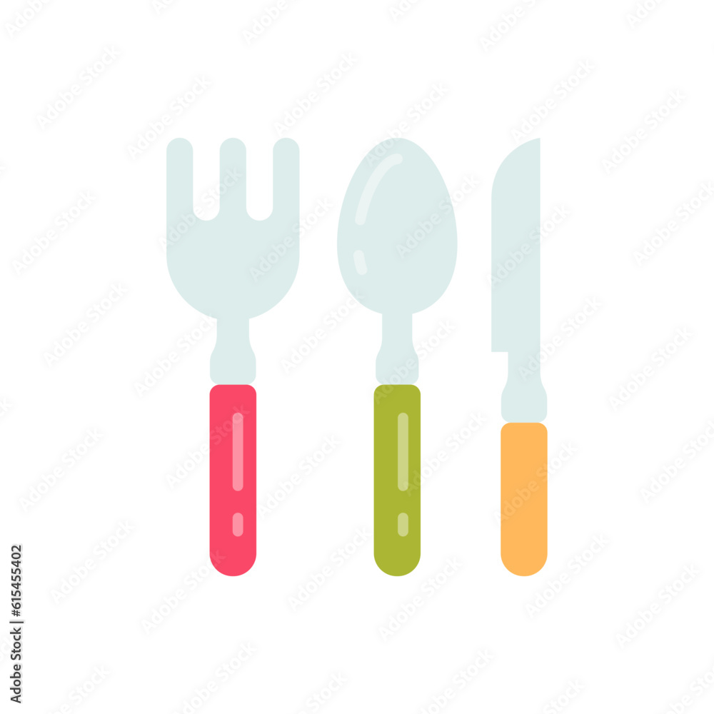 Cutlery icon in vector. Illustration Cutlery icon in vector. Illustration