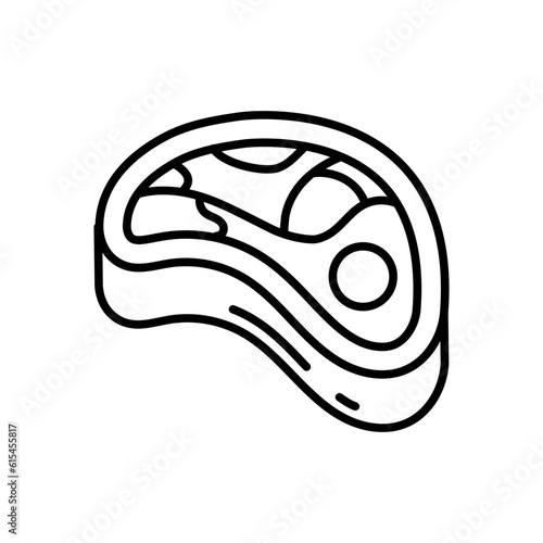 Beef icon in vector. Illustration