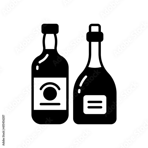 Liquor icon in vector. Illustration