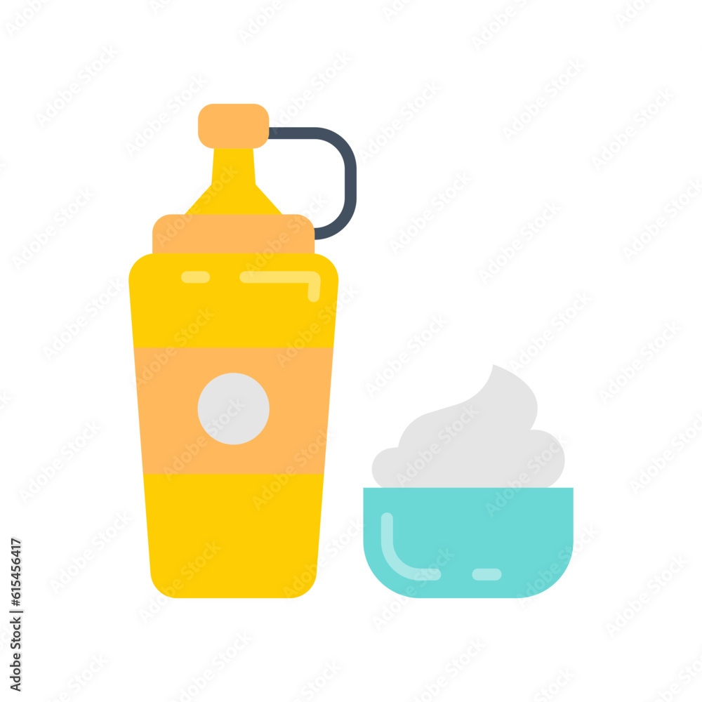Fototapeta premium Mayonnaise icon in vector. Illustration