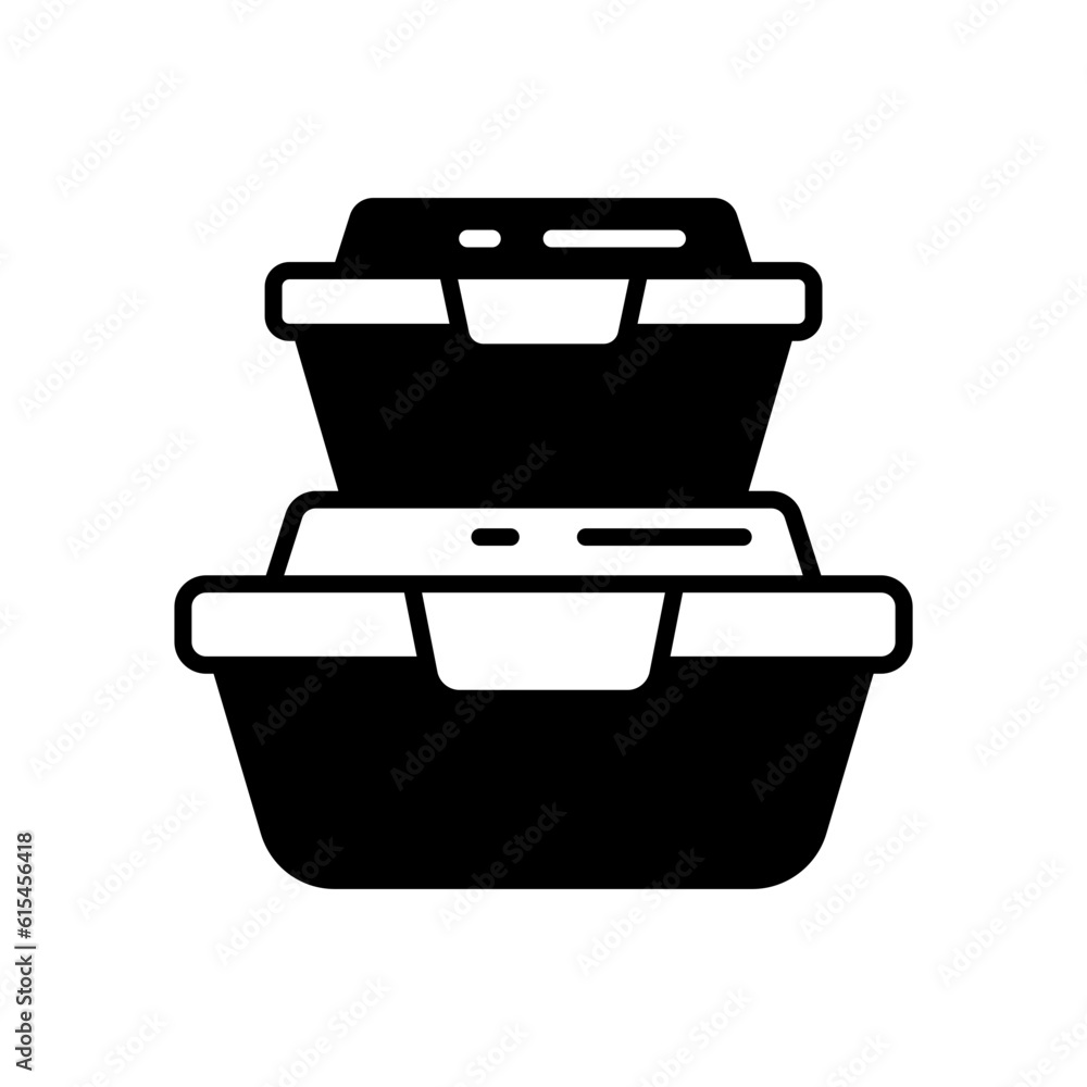 Food Container icon in vector. Illustration Food Container icon in vector. Illustration